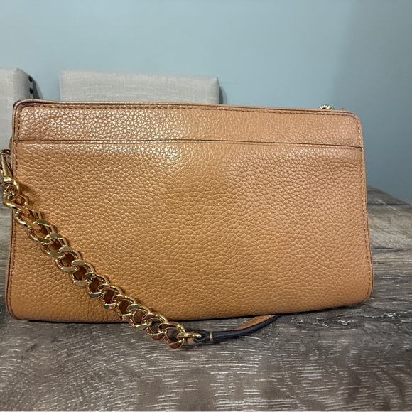 Tory Burch Carter Slim Crossbody, Tan - Picture 6 of 16
